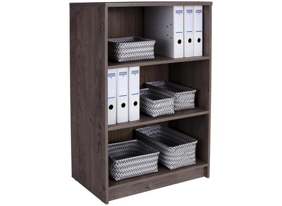 Regál 4-you Yur02 - tmavě hnědá, Moderní, kompozitní dřevo (74/111,4/34,6cm) Regál 4-you Yur02 - tmavě hnědá, Moderní, kompozitní dřevo (74/111,4/34,6cm)