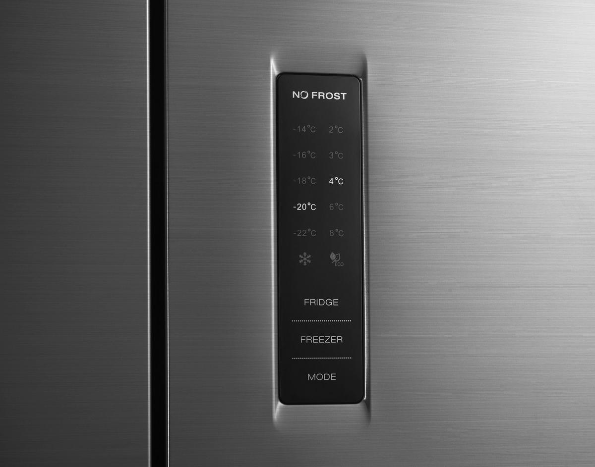 Multi-door W-Cd 362 Nfd E Ix - Silberfarben, KONVENTIONELL, Kunststoff/Metall (79/180/62cm) - Wolkenstein
