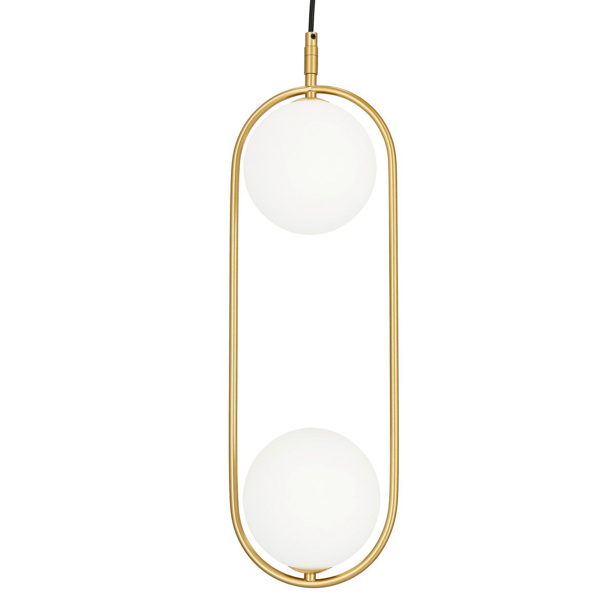 Hängeleuchte 32-73464 - Messingfarben, Design, Metall (18,5/15/140cm)