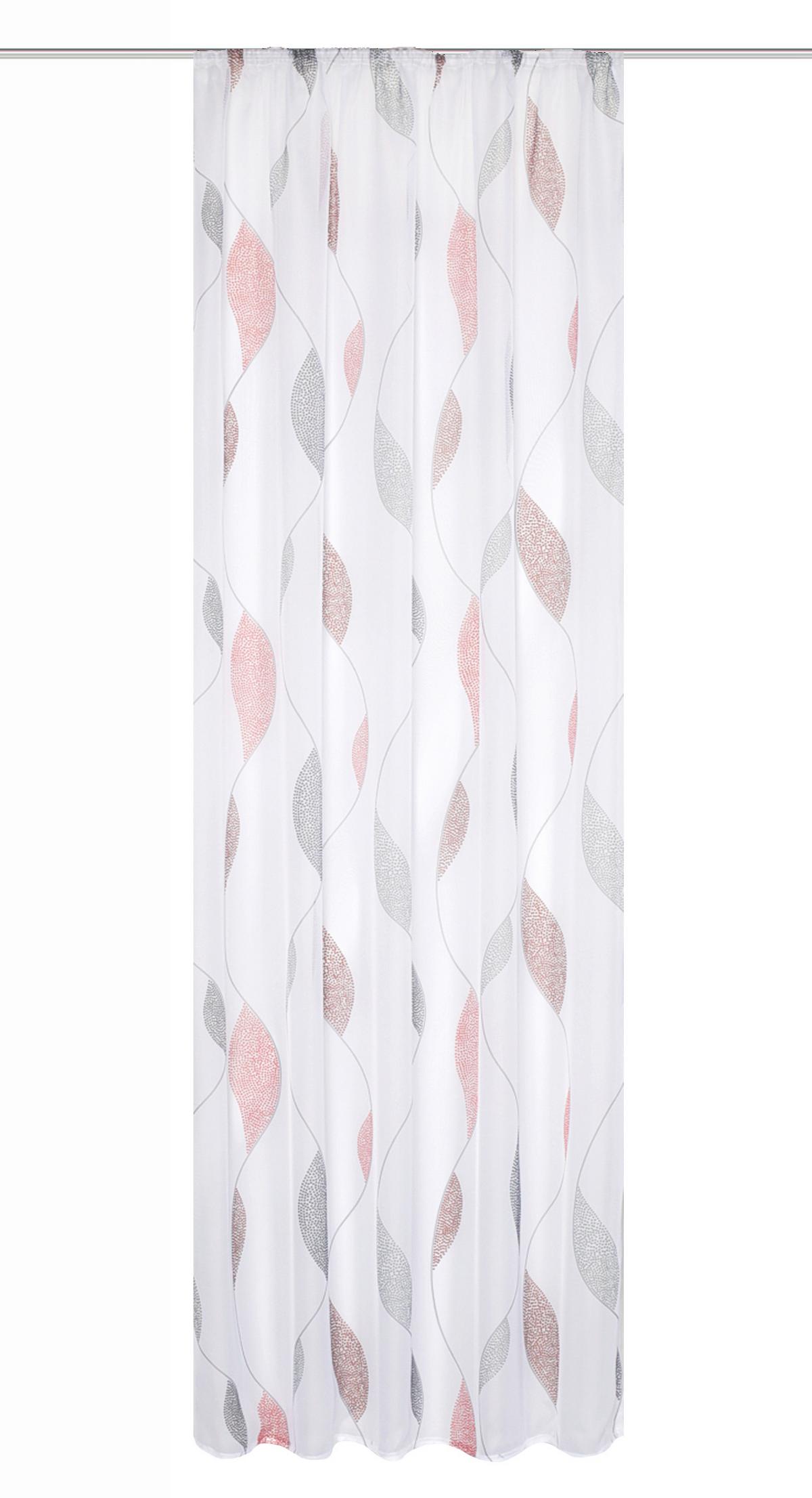 HOTOVÝ ZÁVES PAOLO - červená, Konventionell, textil (140/225cm) - Schmidt W. Gmbh