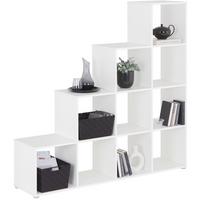 Raumteiler Pisa B: 149 cm Weiß - Weiß, MODERN, Holzwerkstoff (149/148/35cm)