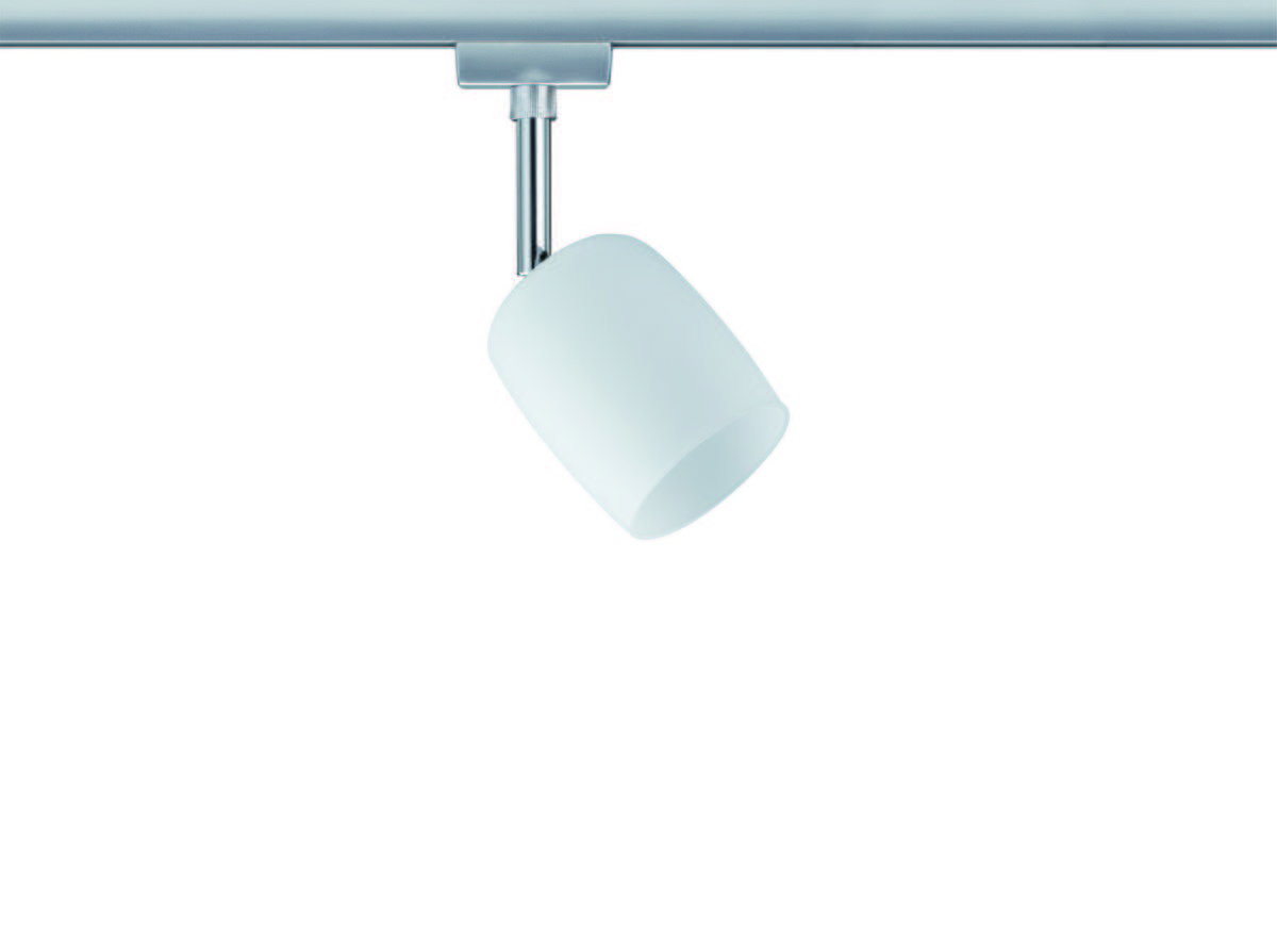 Schienensystem Urail Strahler 95337 Spotkopf Schwenkbar - Chromfarben/Weiß, Design, Kunststoff/Metall (7,4/12,8/11,5cm) - Paulmann