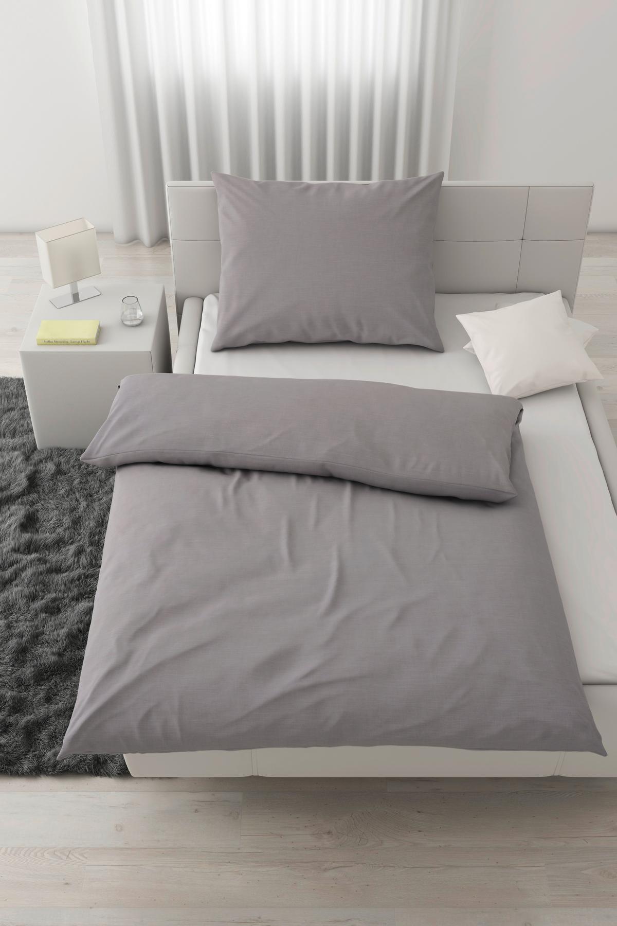 POVLEČENÍ Ilvy, 140/200cm, svetlozelená - šedá, Moderní, textil (140/200cm) - Modern Living