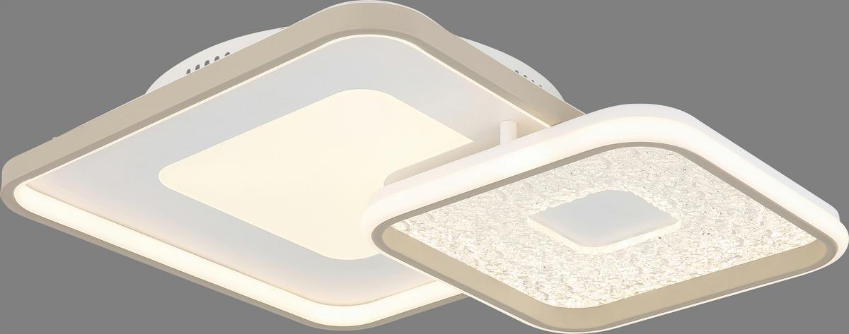 Led Mennyezeti Lámpa Caitlyn - opál/homokszínű, Basics, műanyag/fém (50/950/9cm) - Luca Bessoni