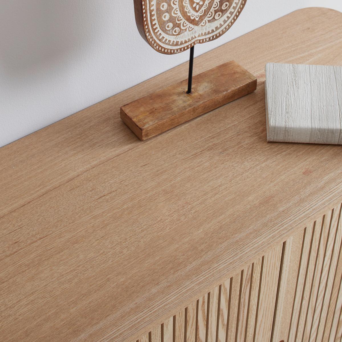 Komoda Skandy dyha/MDF - prírodná farba, Modern, drevo/kompozitné drevo (70/80/30cm) - Premium Living
