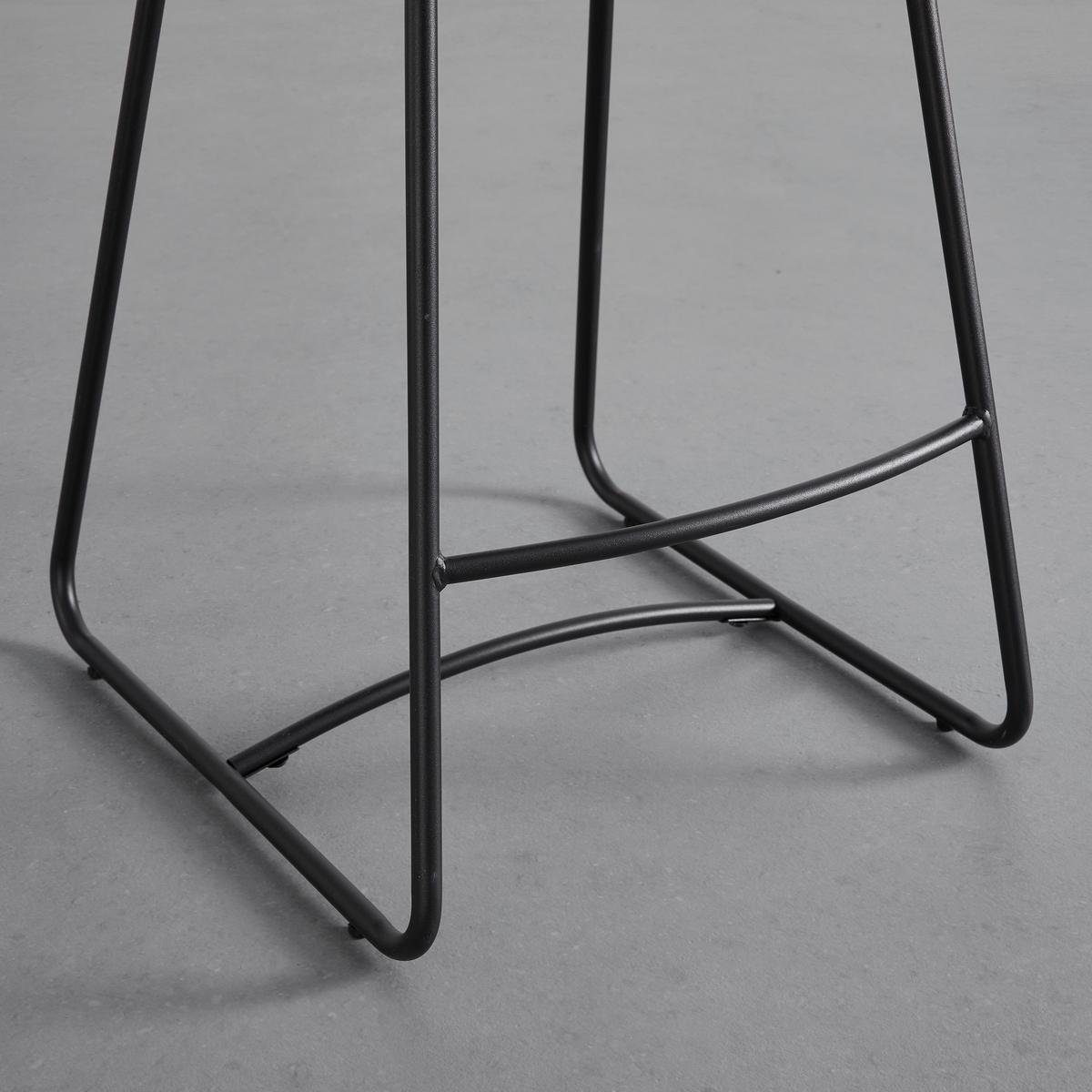 Barová židle KONA tmavě šedá - černá/tmavě šedá, Moderní, kov/textil (44/103/59cm) - Bessagi Home