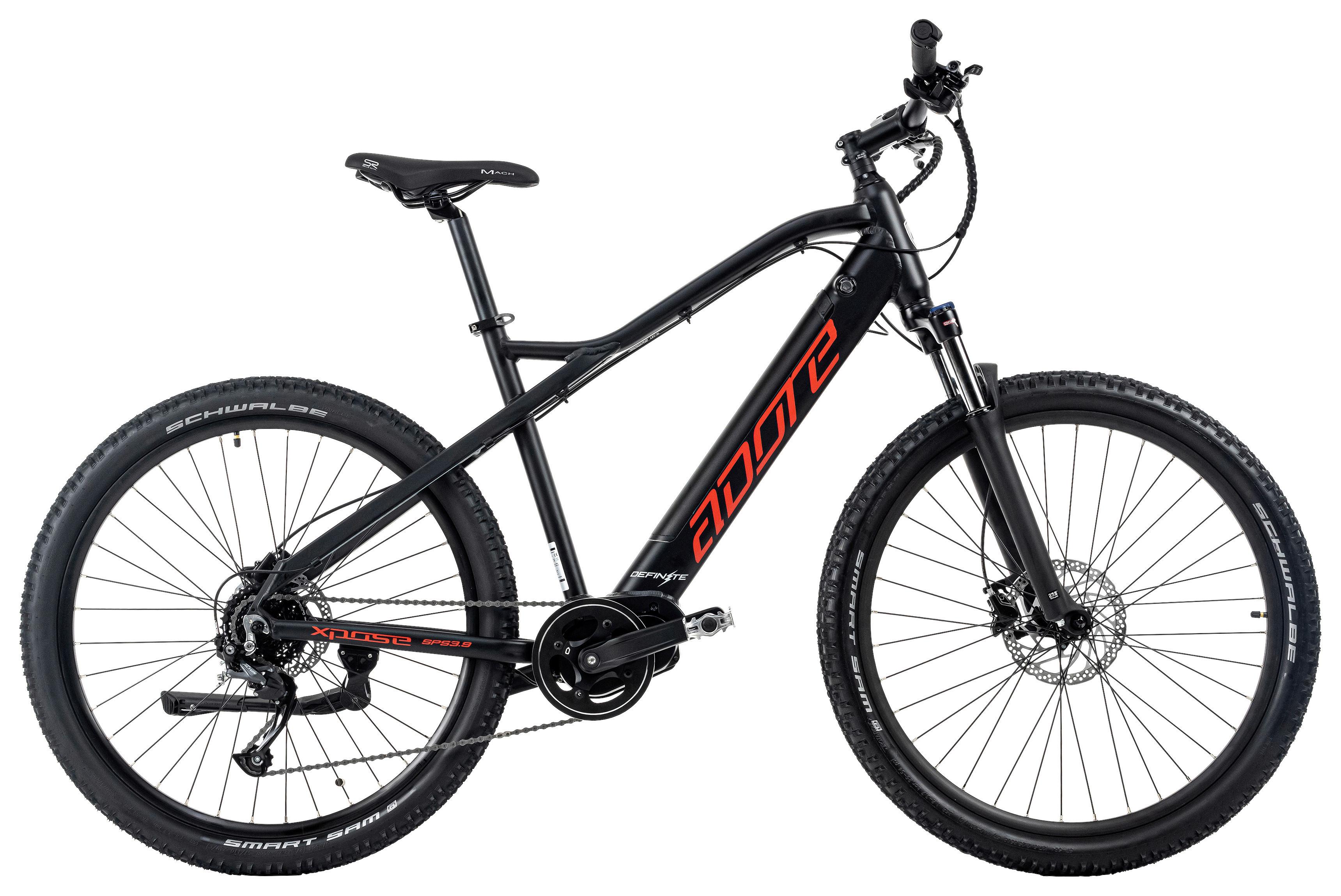 Elektrofahrrad 27,5 Zoll, 120 Km - Schwarz, Basics, Metall (180/70/100cm)