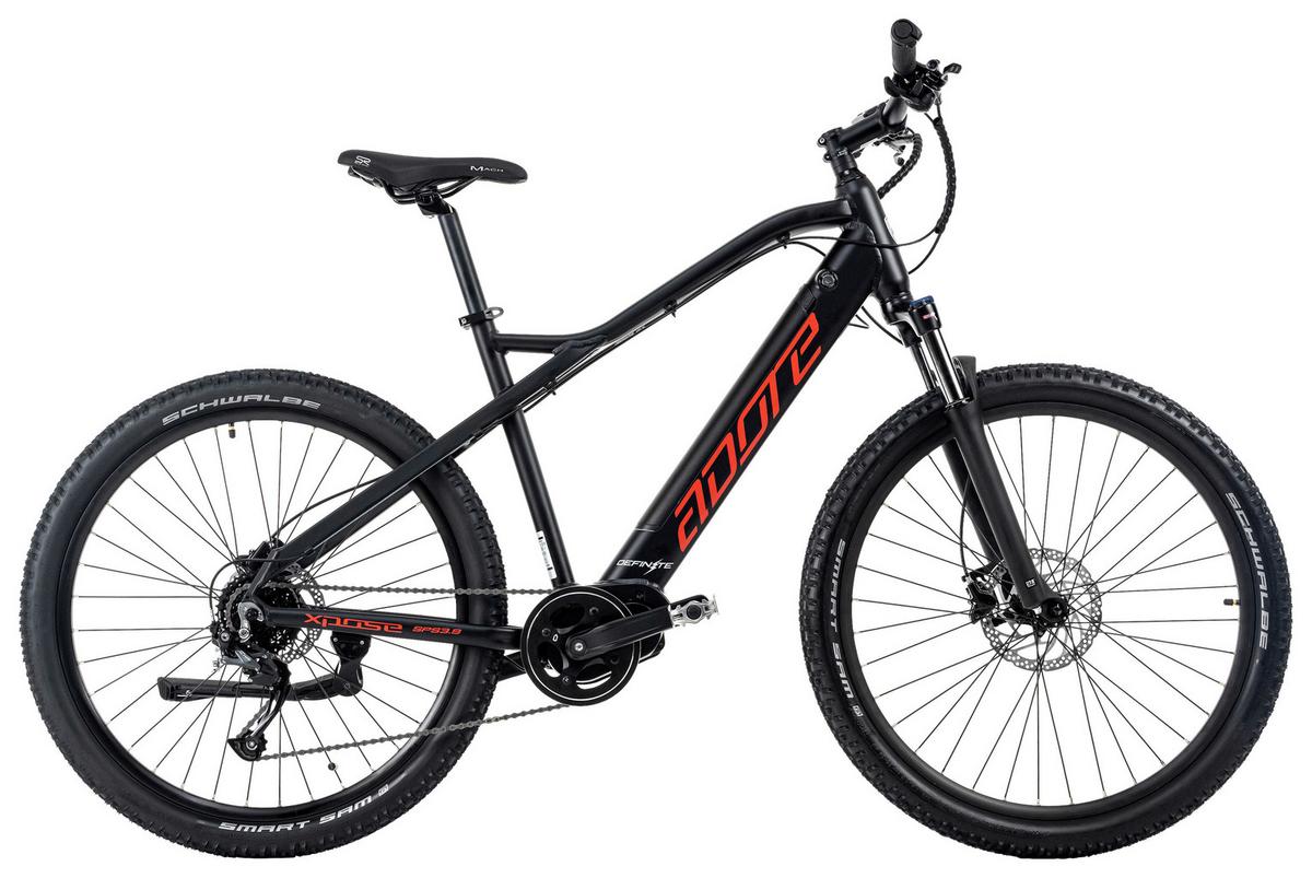 Elektrofahrrad 27,5 Zoll, 120 Km - Schwarz, Basics, Metall (180/70/100cm)