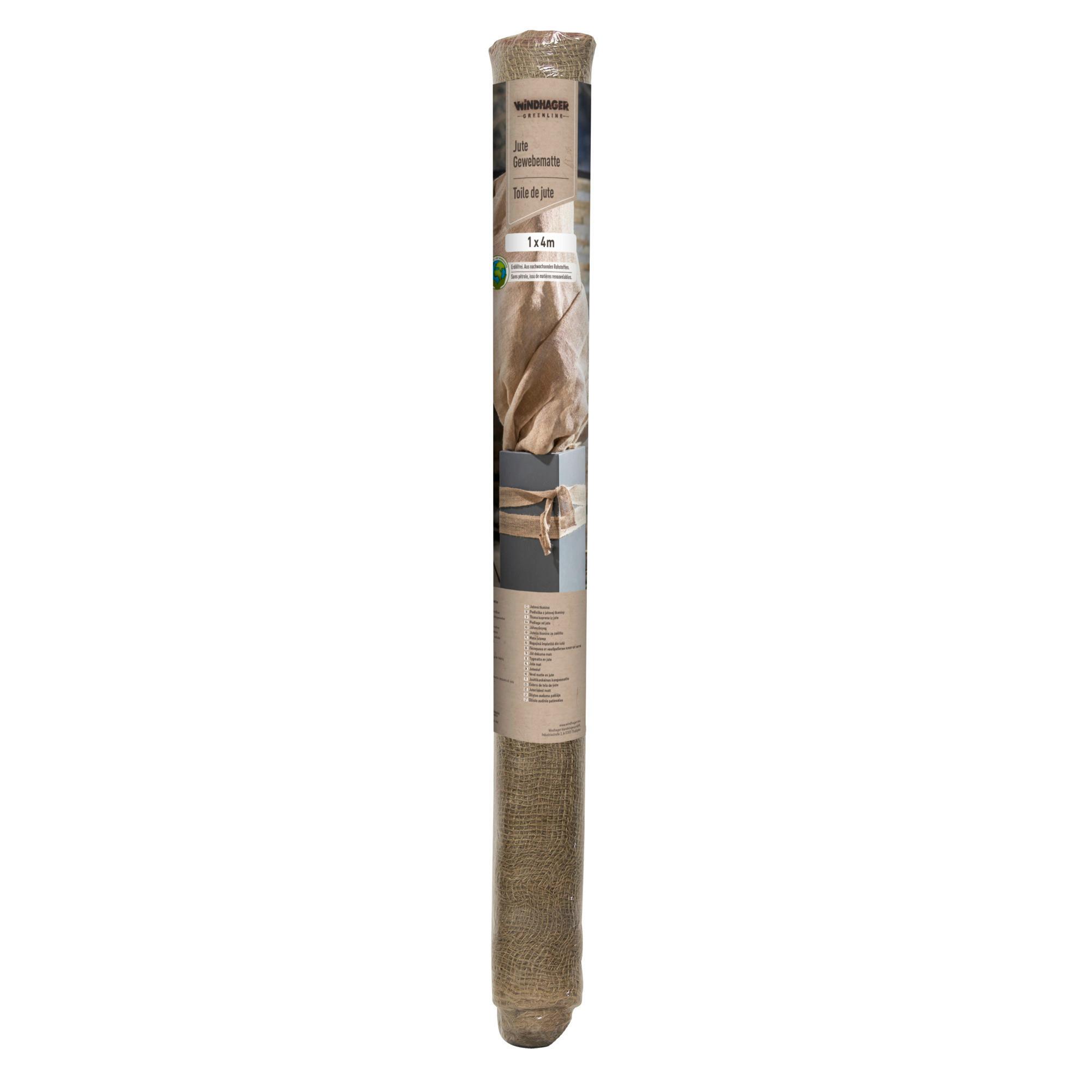 Schutzplane Jute-Gewebematte Naturfarben - Naturfarben, Basics, Naturmaterialien (100/400cm)