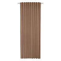 Fertigvorhang Roswita - Braun, KONVENTIONELL, Textil (135/245cm) - Ondega