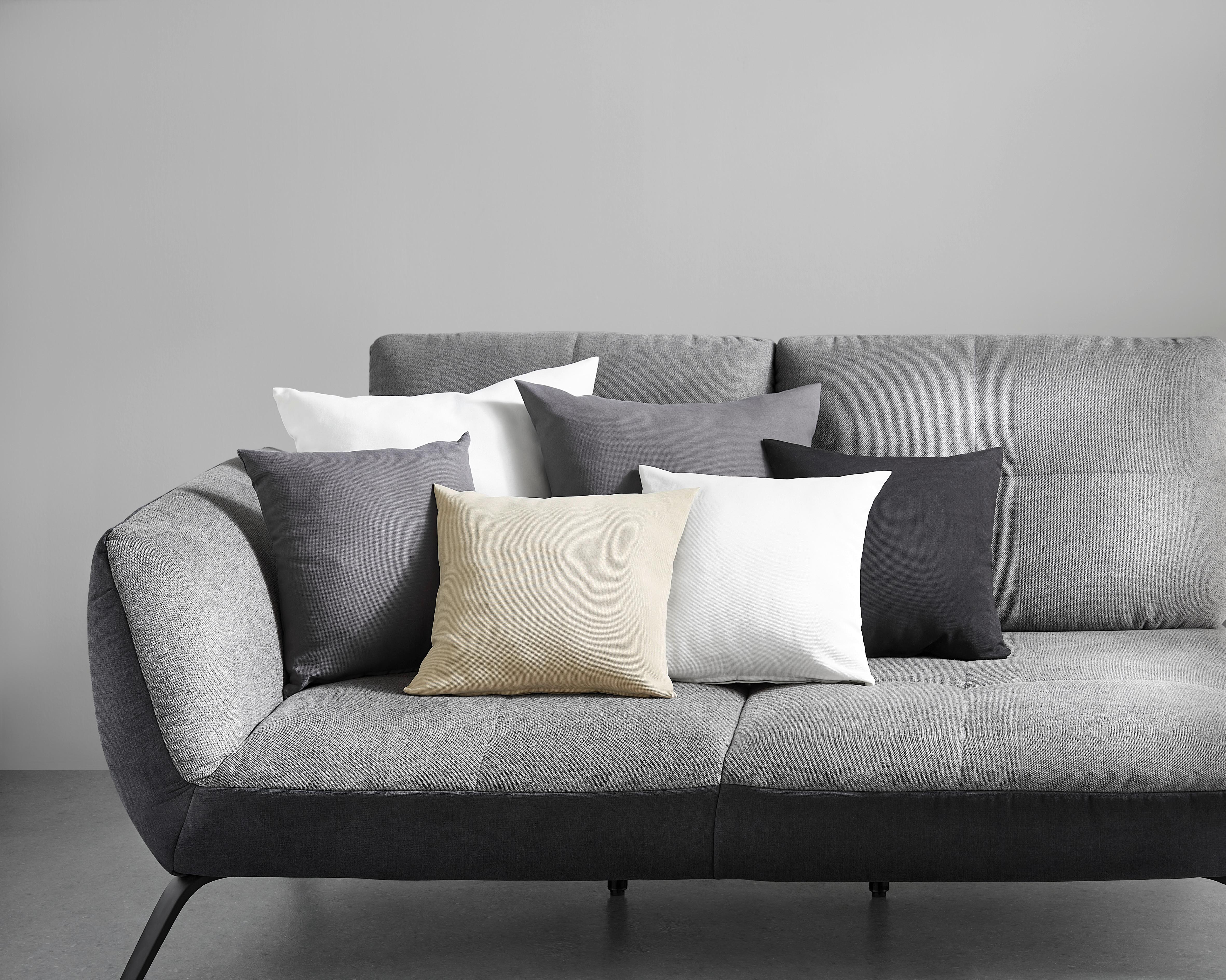 Dekoračný Vankúš Felix, 45/45cm, Čierna - čierna, Konvenčný, textil (45/45cm) - Modern Living