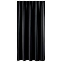 Verdunkelungsvorhang Simone - Schwarz, ROMANTIK / LANDHAUS, Textil (135/175cm) - James Wood