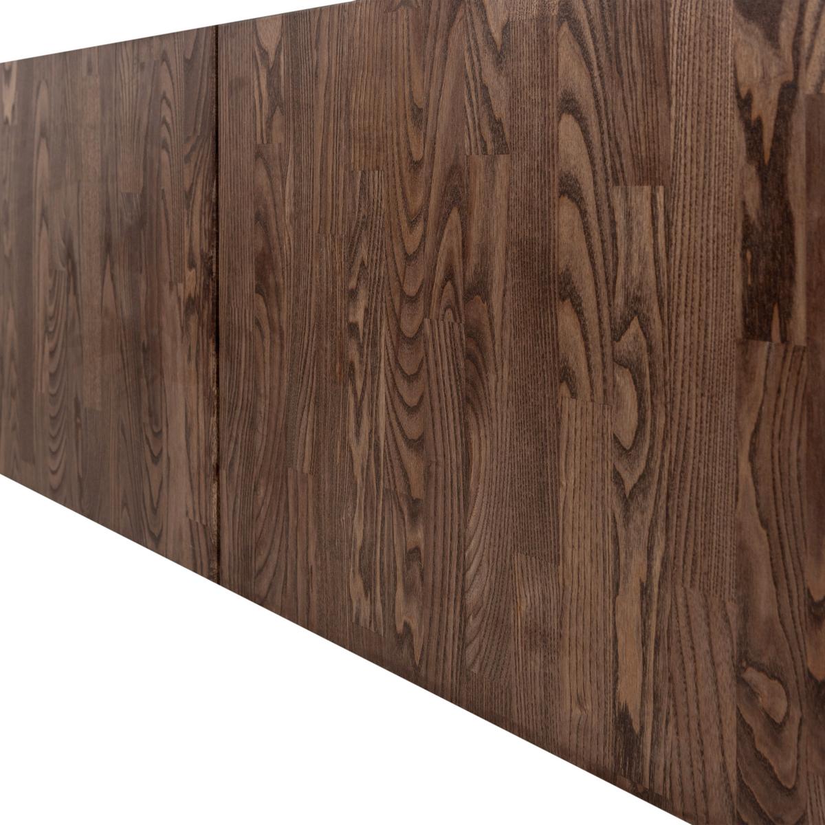 LOWBOARD Gravure Braun B: 180cm - Schwarz/Braun, Design, Holz (180/56/46cm) - Livetastic