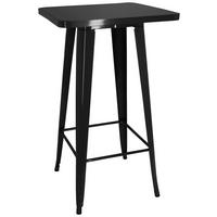 Bartisch Vantaggio Schwarz, L: 60 Cm - Schwarz, Basics, Metall (60/60/103,5cm) - MID.YOU