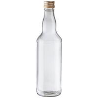 Univerzális Palack Zeno - áttetsző, Konventionell, Üveg/fém (6,5/25cm)