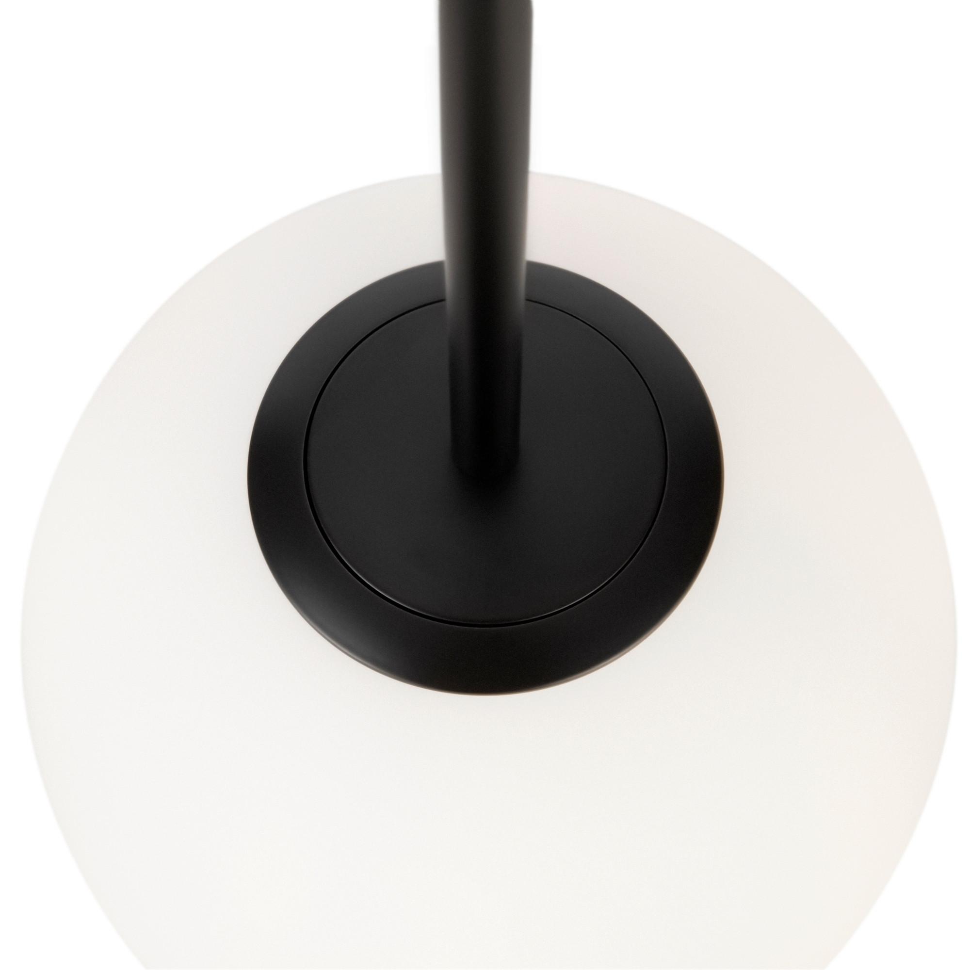 Pendelleuchte Basic Form - Schwarz/Weiß, Trend, Glas/Metall (20/180cm) - MAYTONI