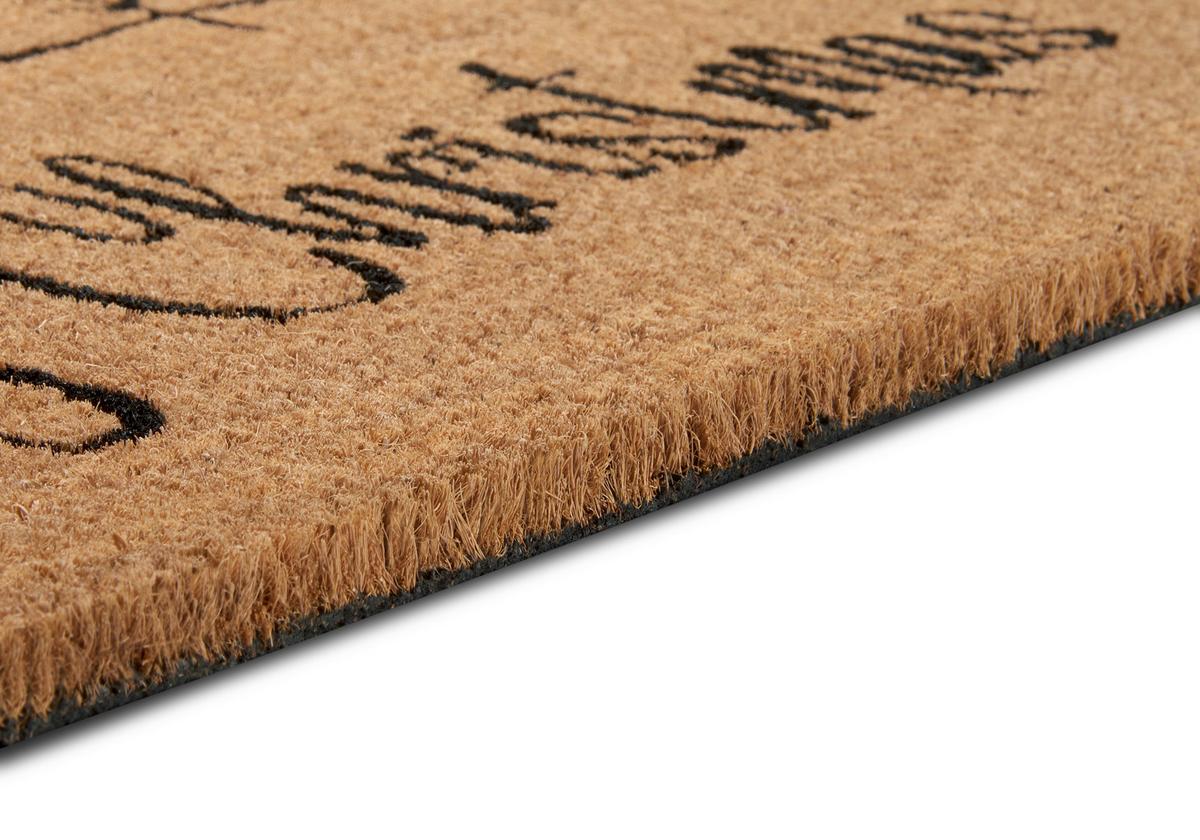 Kokosmatte Mix Mats Christmas Trees 45x75 - Hellbraun/Schwarz, Basics, Naturmaterialien (45/75cm) - Esposa