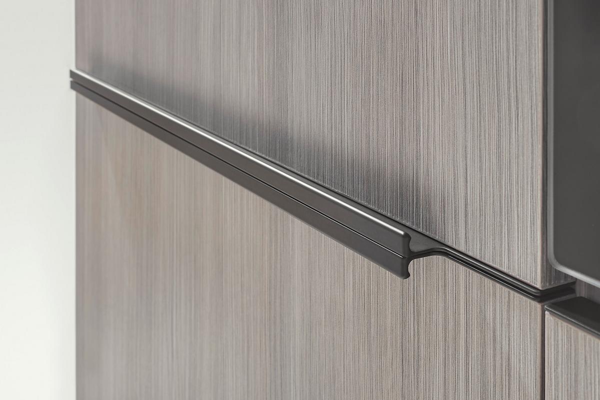 Küchenblock Landzeit Pinienfarben B: 320 cm - Anthrazit/Pinienfarben, Design, Holzwerkstoff (320cm) - MID.YOU