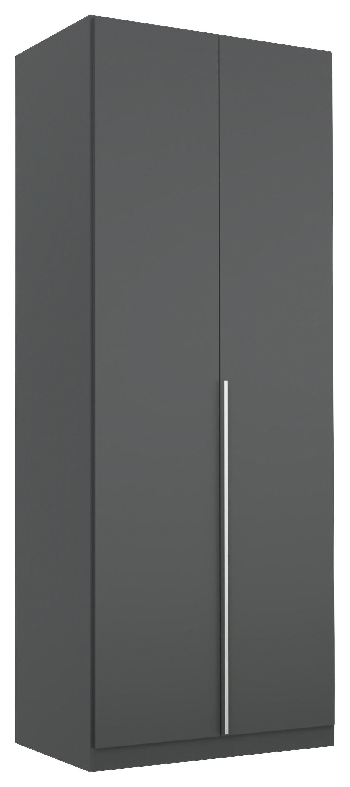 Drehtürenschrank B: 91 cm Alabama, Grau - Grau, MODERN, Holzwerkstoff (91/229/54cm) - Rauch Möbel