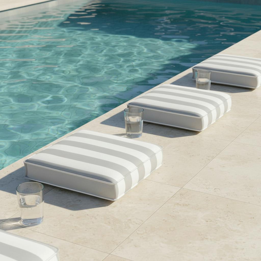 VENKOVNÍ POLŠTÁŘ MAGDA - šedá, Moderní, textil (40/5/40cm) - Bessagi Garden