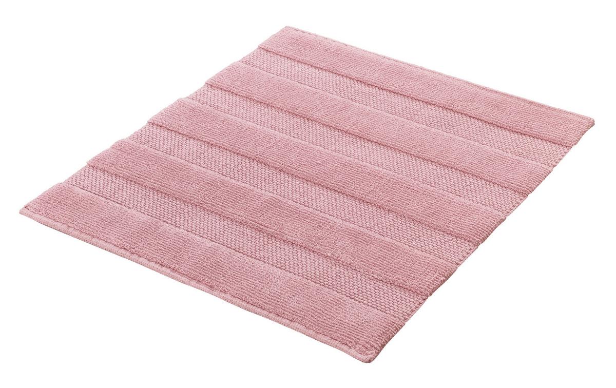 Wc-vorleger Tikka Rosa 55x65 Cm Waschbar - Rosa, Basics, Textil (55/65cm) - Kleine Wolke