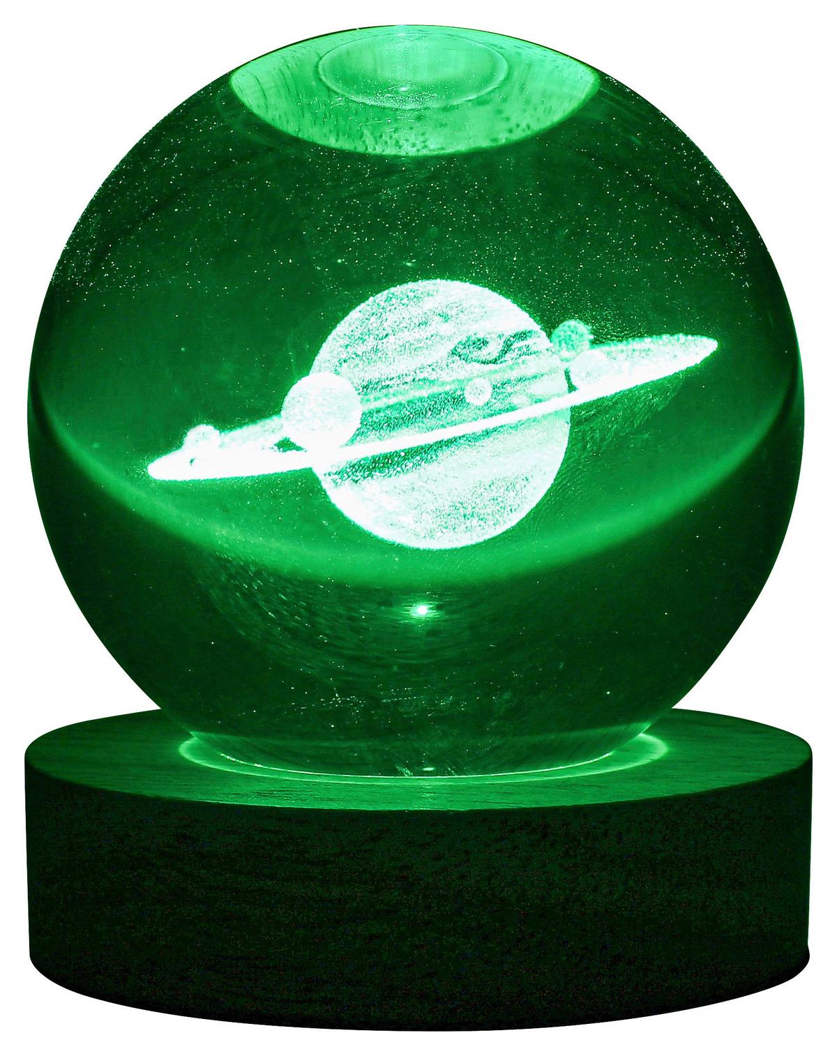 DEKORAČNÍ LED SVÍTIDLO MONI - průhledné/přírodní barvy, Romantický / Rustikální, kompozitní dřevo/plast (8/9,5cm) - Mömax