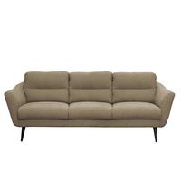 3-sitzer-sofa Tromso Braun B: 209 Cm - Schwarz/Braun, Design, Textil (209/87/88cm) - Livetastic