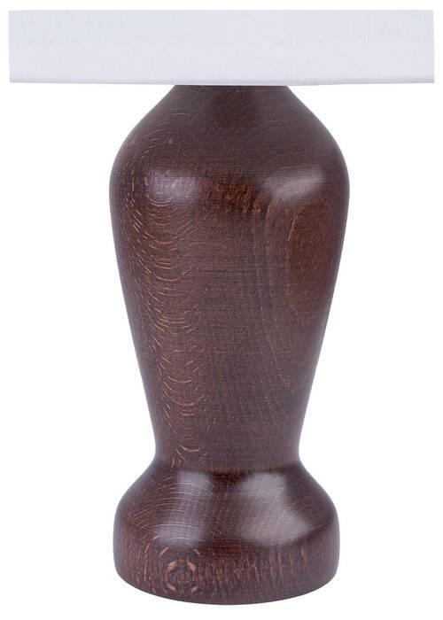 Tischleuchte 4110404 mona - Wenge - Wengefarben, KONVENTIONELL, Holz (18/28cm)