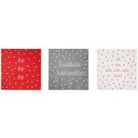 Serviette Hohoho - Basics, Papier (16,5/3/16,5cm)