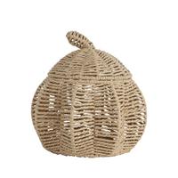 Koš BASTI - přírodní barvy, kov/papír (26,2/26,5cm) - Mömax