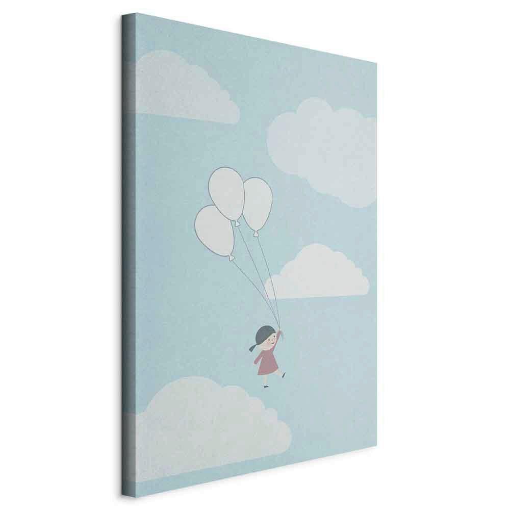Leinwandbild Dream Hellblau B: 40 cm