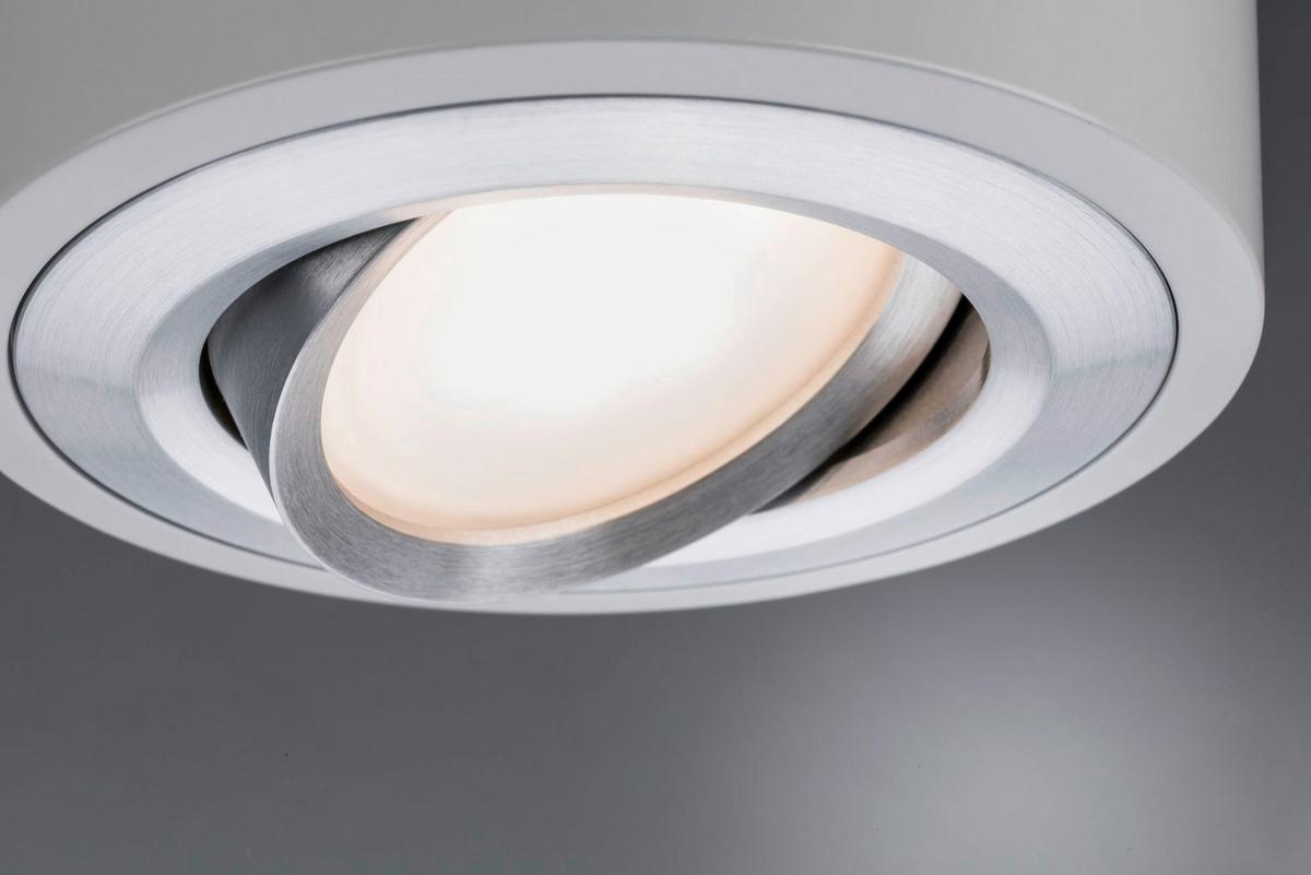 Strahler 1-Flammig Ø 9,7 cm - Alufarben, Basics, Metall (9,7/6cm) - Paulmann