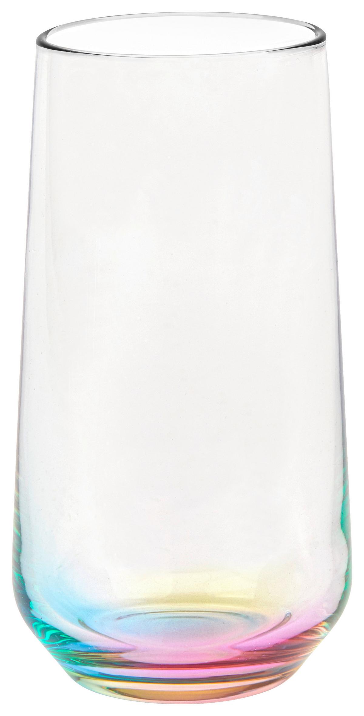 Trinkglas Rainbow - Multicolor, Trend, Glas (6,5/15cm) - James Wood