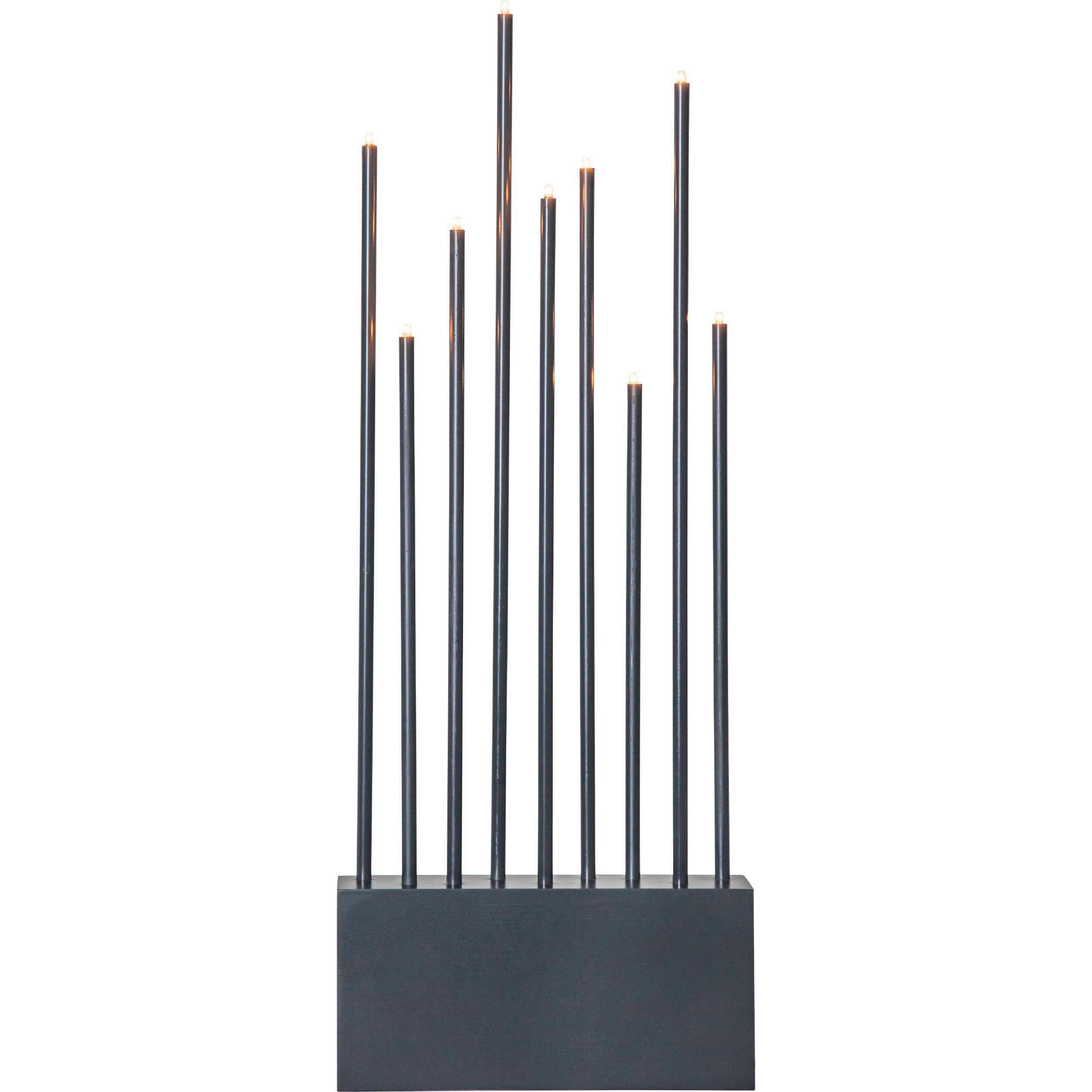 LED-Kerze 410955 Buzz - Anthrazit, Basics, Holz/Metall (23/6/60cm) - Eglo