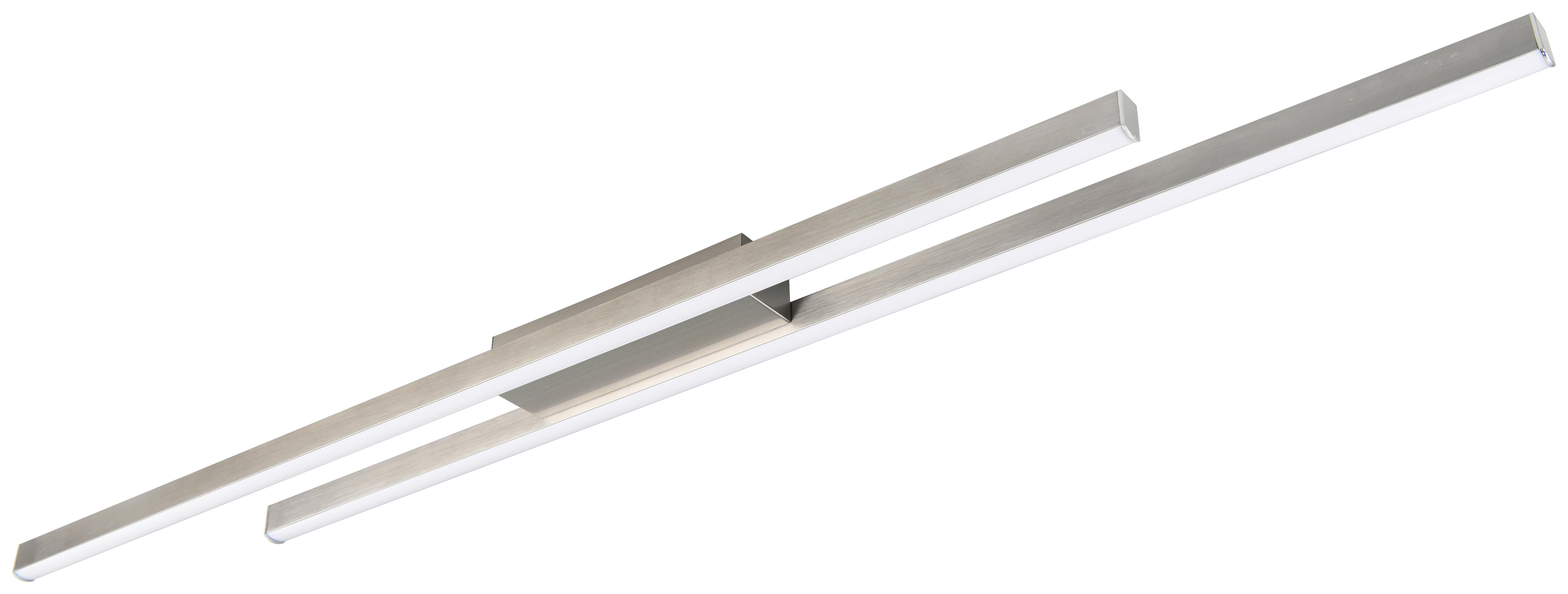 LED-Deckenleuchte Mateo - Nickelfarben, Basics, Metall (110/8,5/5cm) - Luca Bessoni