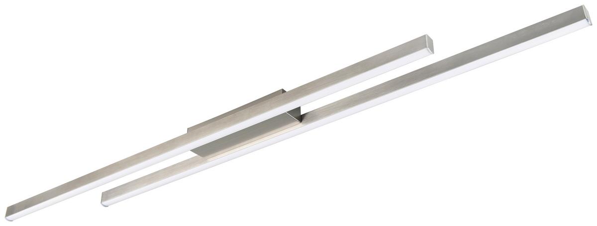 Led-deckenleuchte Mateo - Nickelfarben, Basics, Metall (110/8,5/5cm) - Luca Bessoni