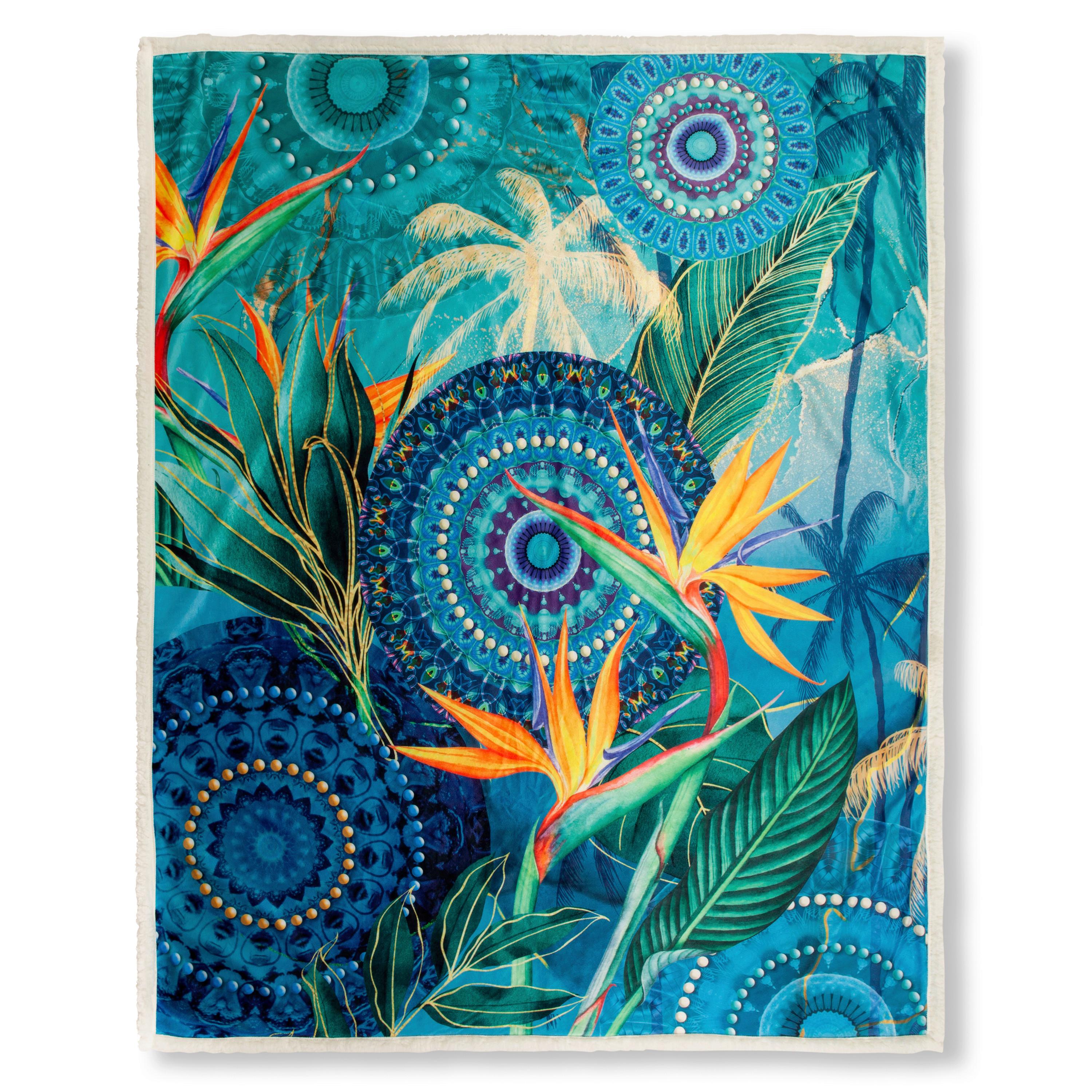 Plaid Novia Blau Petrol 130x160 Cm