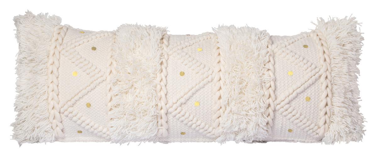 DEKORAČNÝ VANKÚŠ BOHIST 525 - krémová, Konventionell, textil/plast (35/95/15cm)