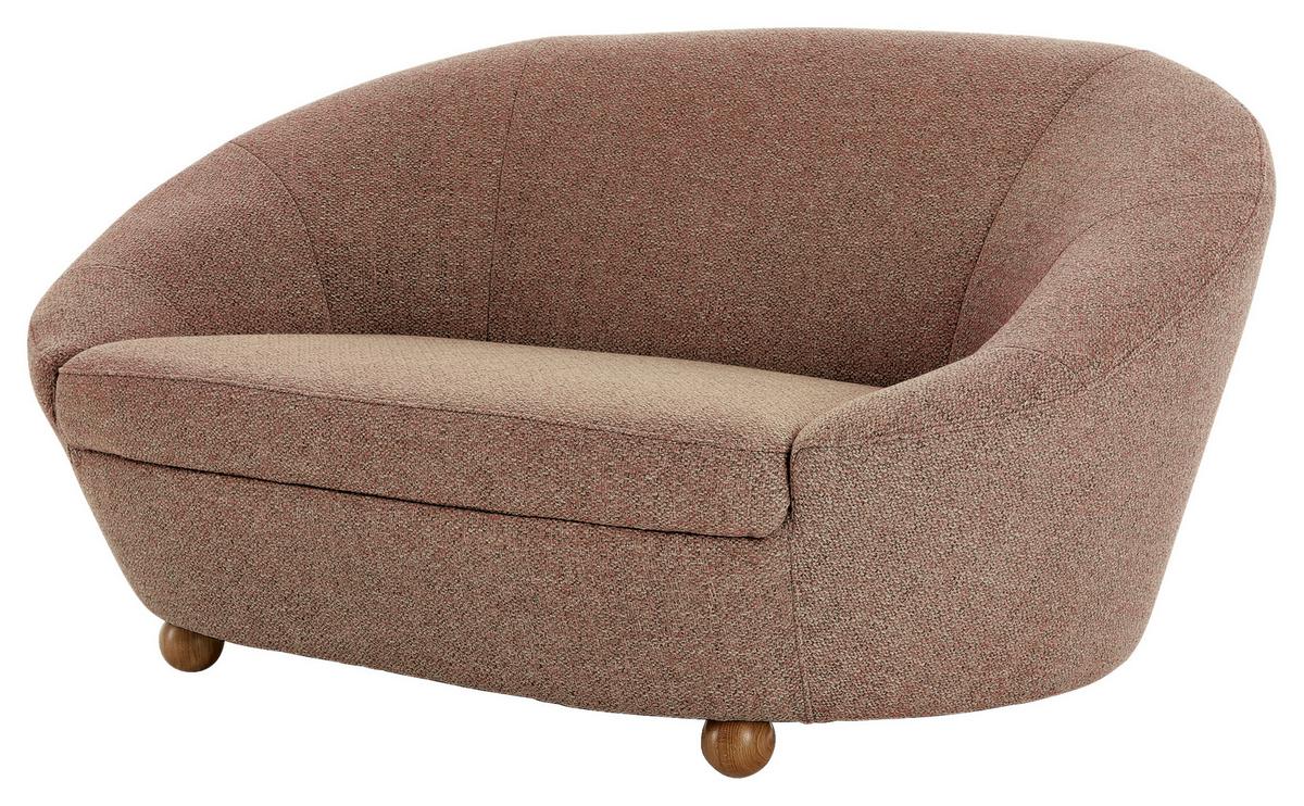 2-sitzer-sofa Looks Iv - Eichefarben/Rot, Design, Textil (178/82/114cm) - LOOKS by W.Joop