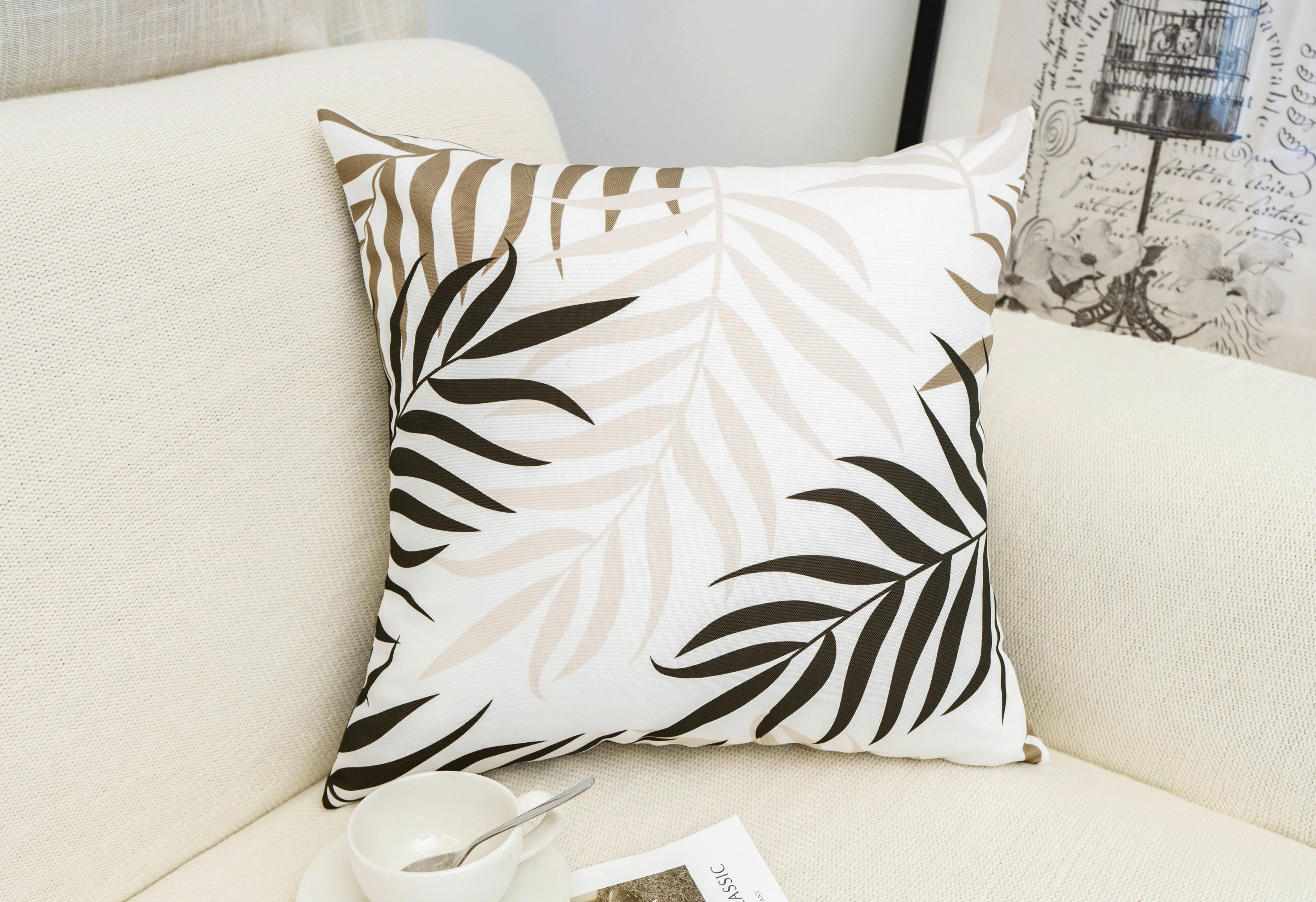 Outdoor-kissen Betty - Beige, MODERN, Textil (45/45cm) - Luca Bessoni