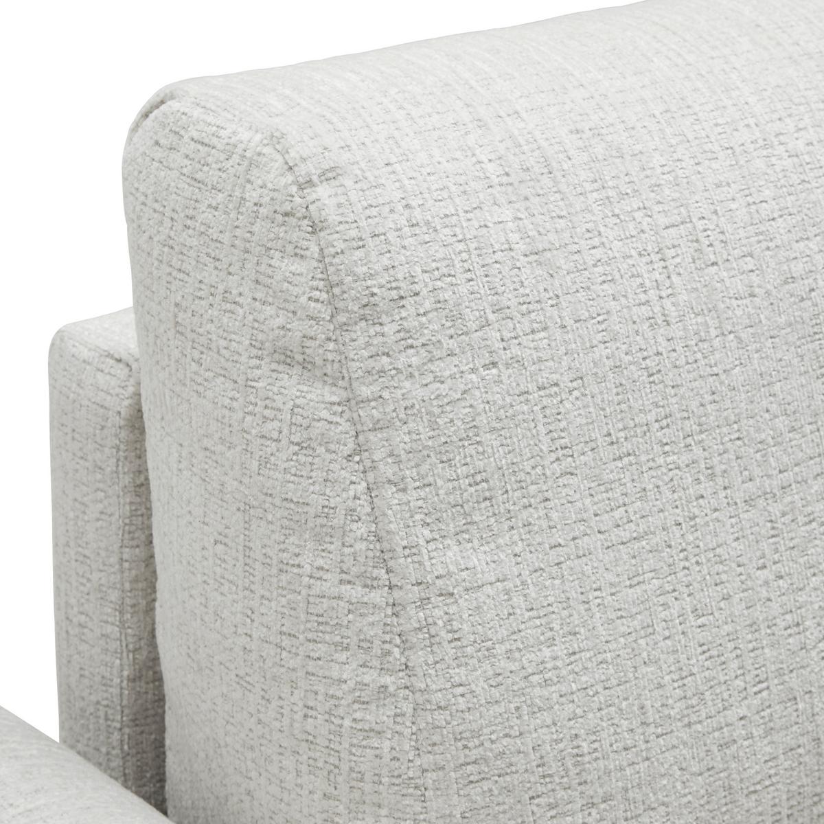 Třímístná pohovka CUSTOM, krémová - černá/krémová, Moderní, dřevo/textil (183/85/92cm) - Mömax