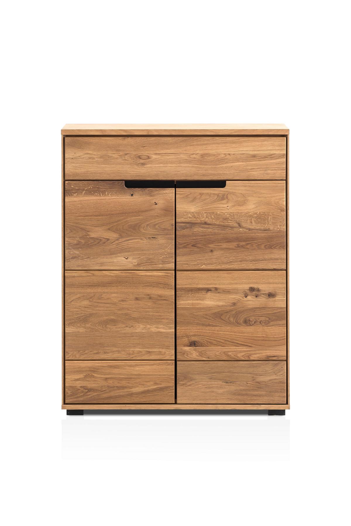 BOTNÍK LOLA - divoký dub/černá, Lifestyle, kov/dřevo (80/102/40cm) - ecoTree