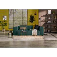 3-sitzer-sofa Hannah Grün B: 247 Cm - Schwarz/Grün, Design, Textil (247/75/104cm) - MID.YOU