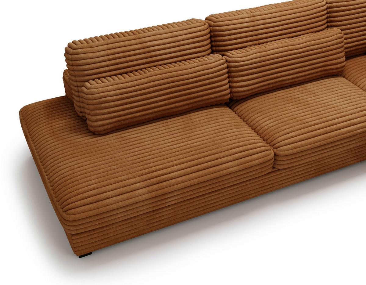 Sven Rostfarben S: 332x244 Cm - Rostfarben/Schwarz, Design, Textil (332/244cm) - Livetastic