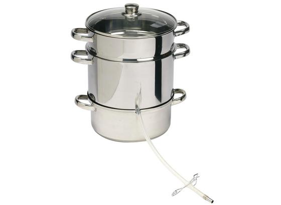 Dampfentsafter DM 26 cm - Klar/Silberfarben, MODERN, Glas/Metall (26/40/26cm) Dampfentsafter DM 26 cm - Klar/Silberfarben, MODERN, Glas/Metall (26/40/26cm)