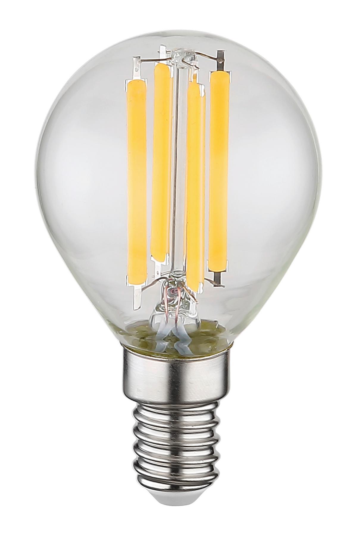 LED ŽÁROVKA 10578K - čiré, kov/sklo (4,5/7,8cm) - Globo