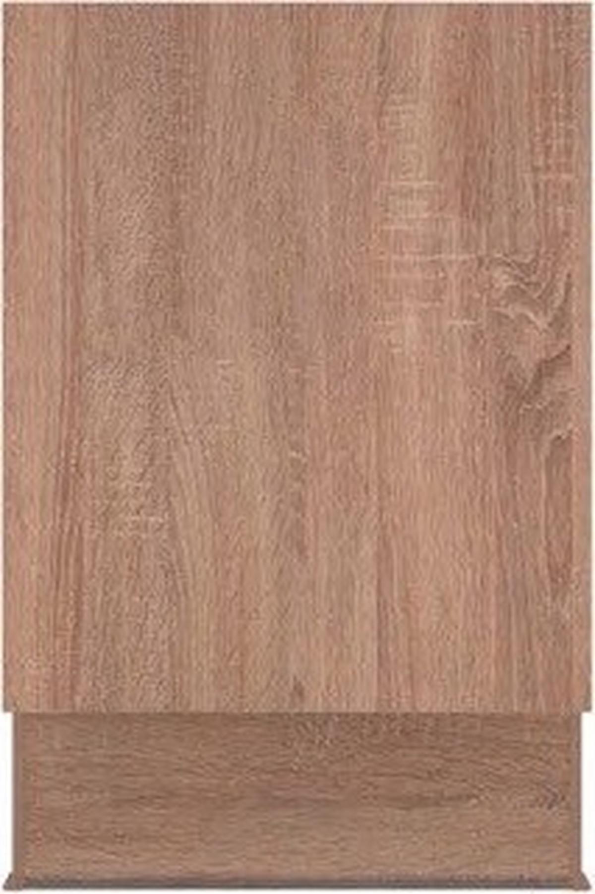 Küchenzeile Base ohne Geräte 200 cm Weiß/Crema - Wildeiche/Anthrazit, Design, Holzwerkstoff (200cm) - Express