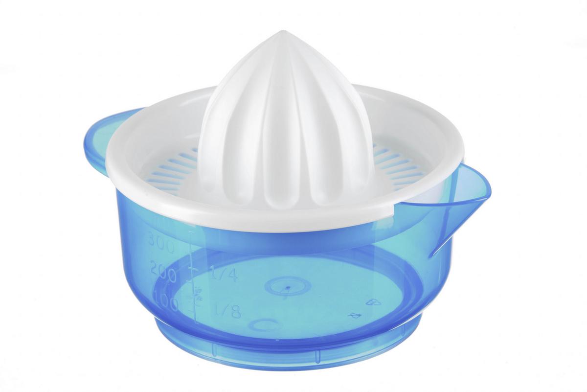 Zitronenpresse Ria B/H: ca. 12/10 cm aus Kunststoff - Blau/Pink, KONVENTIONELL, Kunststoff (11.5/10cm)