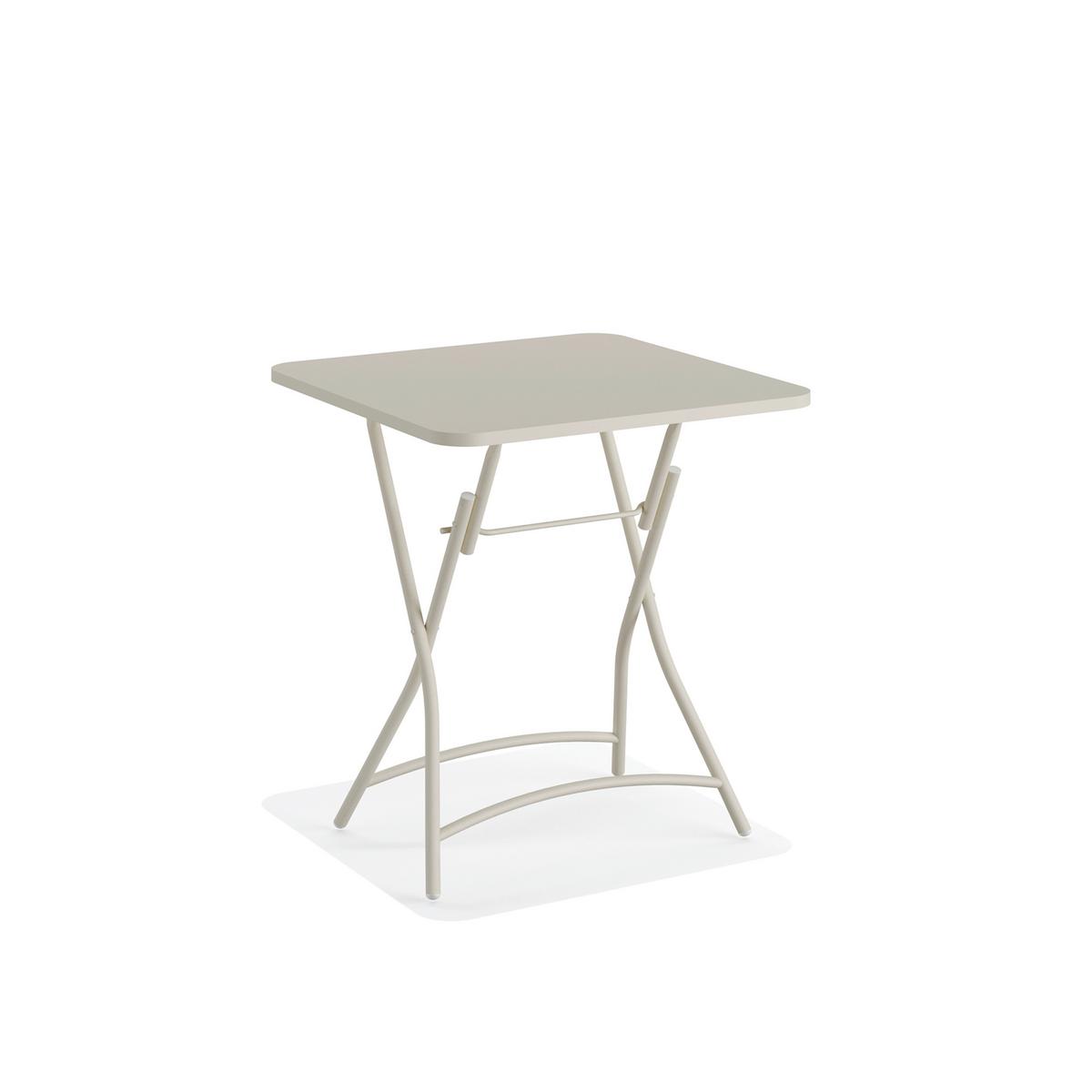 Bistrotisch Breeze Bistro Klapptisch - Beige, LIFESTYLE, Metall (60/74/60cm)