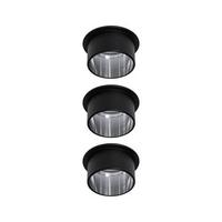 Deckenleuchte 3er-Set Ø 6,8 cm 3-Flammig, dimmbar - Basics, Metall (6,8cm) - Paulmann